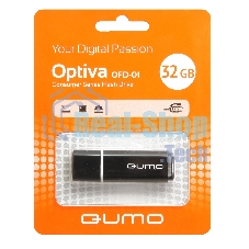 Флешка USB 2.0 QUMO 32Gb Optiva 01 черный