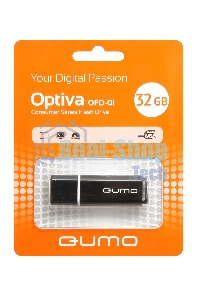 Флешка USB 2.0 QUMO 32Gb Optiva 01 черный