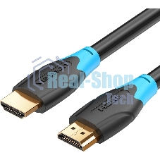 Кабель Vention HDMI High speed v2.0 with Ethernet 19M/19M - 1м