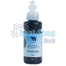Чернила NVPrint универсальные на водной основе NV-INK100Bk для аппаратов Epson (100 ml) черный совместимые