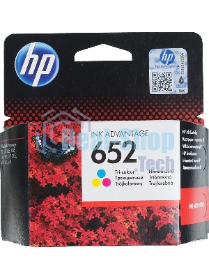Картридж струйный HP 652 F6V24AE многоцветный, 200 стр., для HP DJ IA 1115/2135/3635/4535/3835/4675