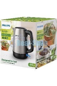 Чайник Philips HD9351/90, 1,7 л, 2200 Вт, световой индикатор, функция автовыключения, индикатор уровня воды