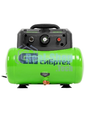 Компрессор воздушный безмаслянный Сибртех BL 1100/6 1100Вт, ресивер 6 л, 180 л/мин