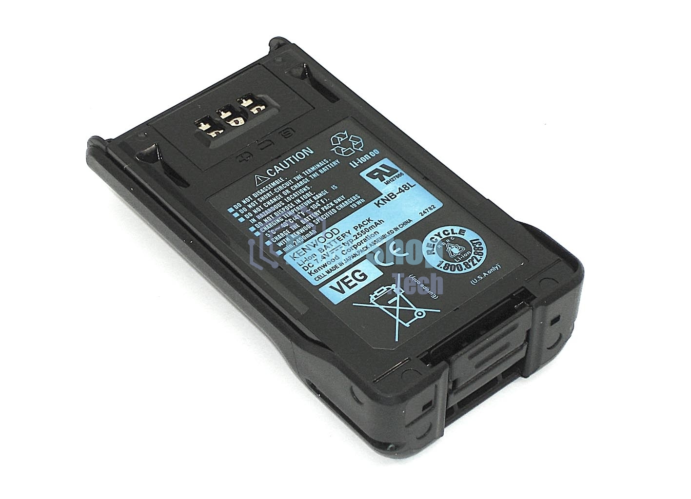 Аккумулятор для Kenwood NX-200 NX-300 NX200 (KNB-48) Li-ion 7,4V 2200mAh