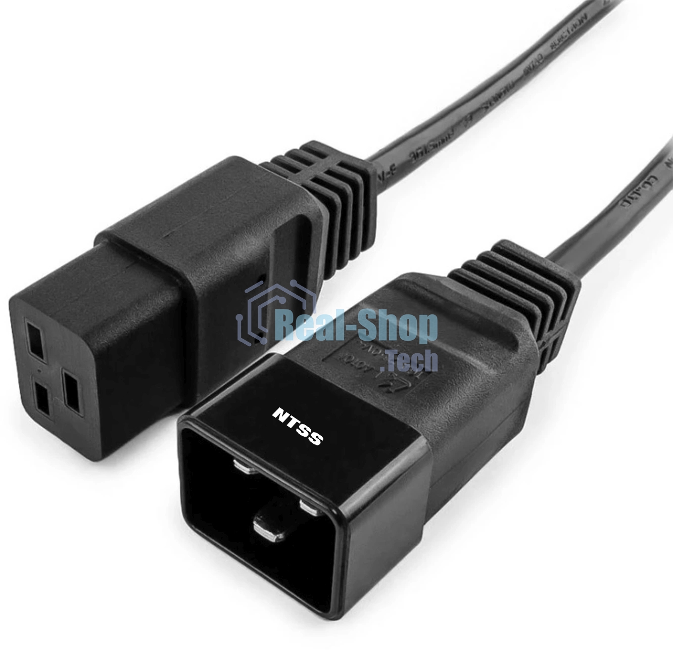 Шнур питания NTSS NTSS-PC19201 C19-C20 проводник.:3x1мм2 1.8м 220/250В 10А черный