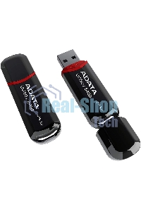 Флешка USB ADATA UV150 (AUV150-64G-RBK), 64Gb, USB 3.0, R/W 100/40, черный