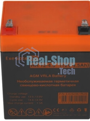 Комплект Источник бесперебойного питания EX295992RUS + батарея 45Aч EX285666RUS 1шт (инвертор, синус, для котла, PF=1, настенный) ExeGate IdealSine SR-600.LCD.2SH <600VA/600W, чистая синусоида, цветной LCD-дисплей, 2*Schuko, крепление настенное, черный> + батарея ExeGate HRL 12-45 (12В, 45А·ч) 1шт