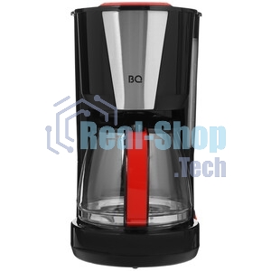 Кофеварка капельная BQ CM1008 черный/красный, исп. кофе - молотый, 1.25 л, 1000 Вт.