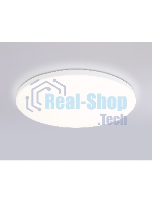 Умный светодиодный светильник FZ2001 WH белый IP54 20W 3000K-6500K+RGB Wi-Fi Алиса/Tuya/Smart Home/Alexa D300*55 (ПДУ ИК)