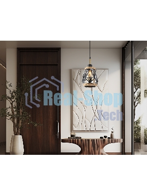 Светильник Ambrella light TR8521 BK/SB черный/бронза E27 max 60W D170*1000