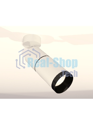 Комплект поворотного светильника Ambrella light XM6312011 SWH/PBK белый песок/черный полированный MR16 GU5.3 (A2202, C6301, A2061, C6312, N6131)
