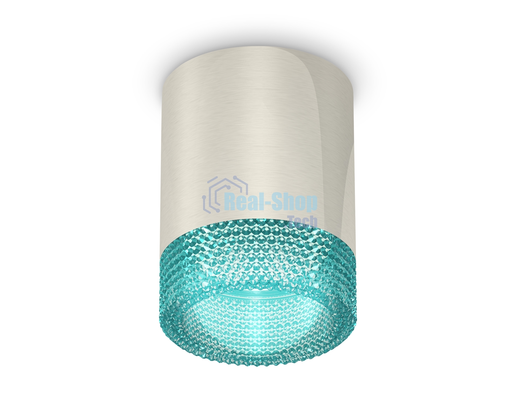 Светильник Ambrella Light XS6305011 PSL/BL серебро полированное/голубой MR16 GU5.3 (C6305, N6153)
