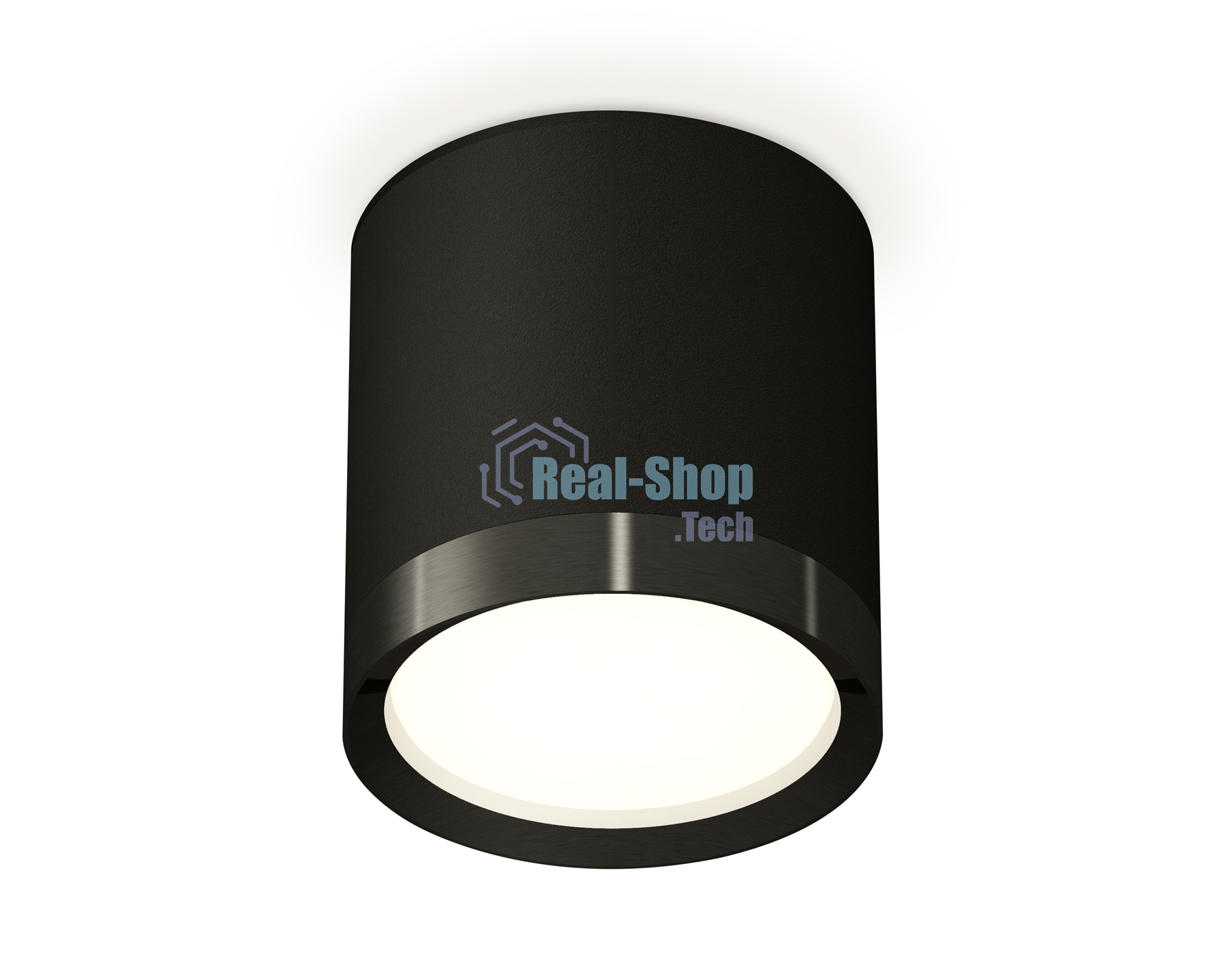 Светильник Ambrella Light XS8142002 SBK/PBK черный песок/черный полированный GX53 (C8142, N8113)