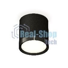 Светильник Ambrella Light XS8142002 SBK/PBK черный песок/черный полированный GX53 (C8142, N8113)