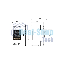 Реле напряжения Werkel 1P+N 63А W932P63R