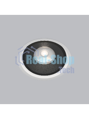 Встраиваемый светодиодный светильник 25083/LED 6W 4200K белый/чёрный