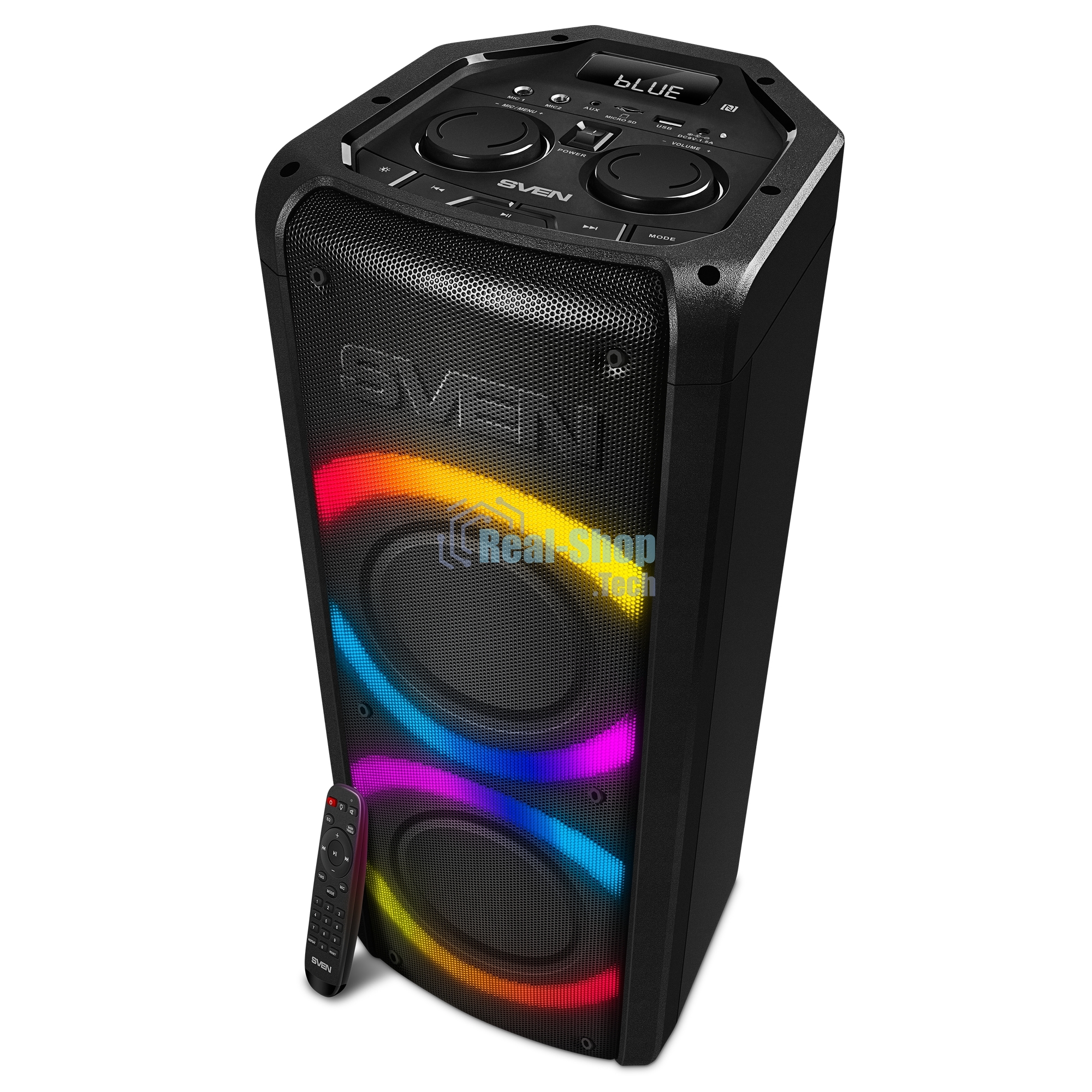Портативная акустика SVEN АС PS-710 черный 100 Вт Bluetooth