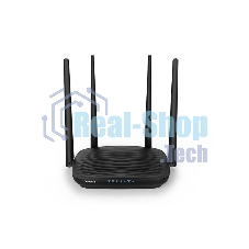 Маршрутизатор Tenda AC5 1200Mbps 11AC wave2Router, MU-MIMO,1Ghz CPU，4X5dbi Antennas, 1X100Mbps WAN, 3x100Mbps LAN,WiFi On/Off Switch,Universal Rep