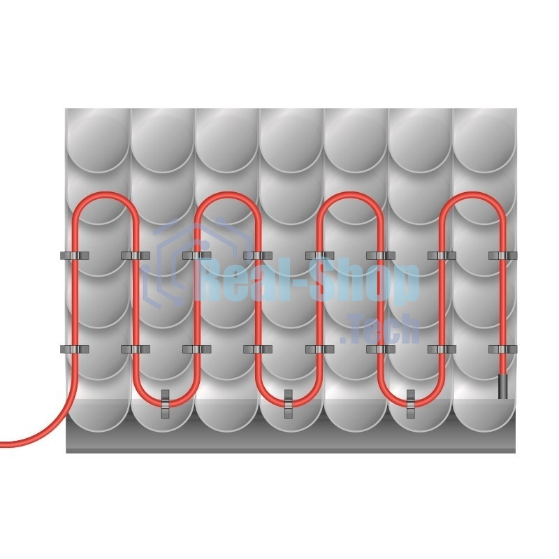 Греющий саморегулирующийся кабель Rexant на трубу Extra Line 25MSR-PB 25M (25м/625Вт)