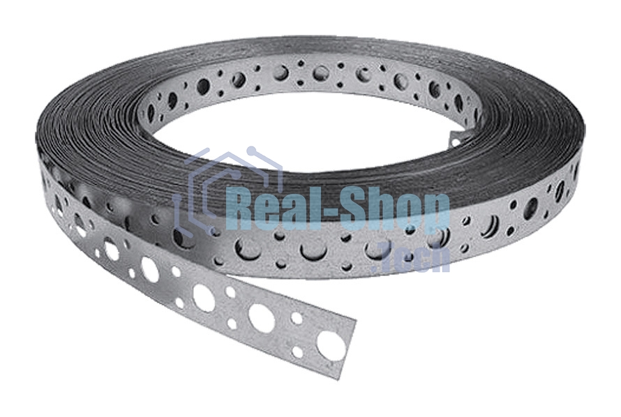 Лента монтажная перфорированная 12х0.55 (уп.25м) ИЭК CLP1M-LP-12-055