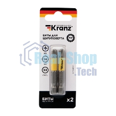 Бита для шуруповерта Kranz PZ3х50 мм (2 шт./уп.)