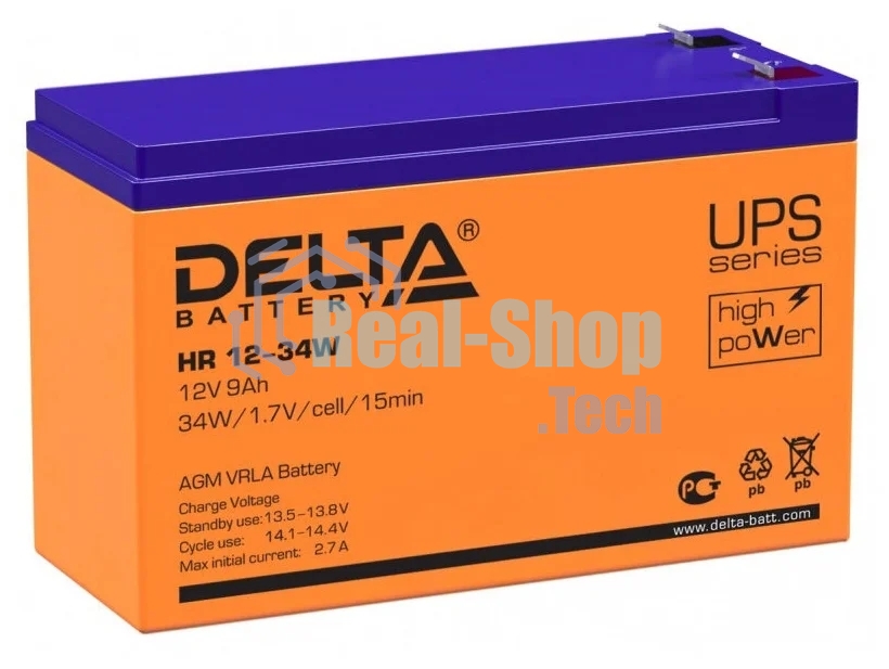 Батарея для ИБП Delta DT 1212 (12V, 12Ah)