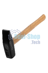 Молоток Sparta слесарный, 1000 г, квадратный боек, деревянная рукоятка