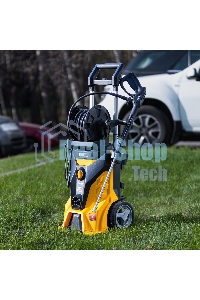 Моечная машина высокого давления Denzel R-210iD, 2600 Вт, 210 бар, 8,0 л/мин, асинх. двиг., бараб.