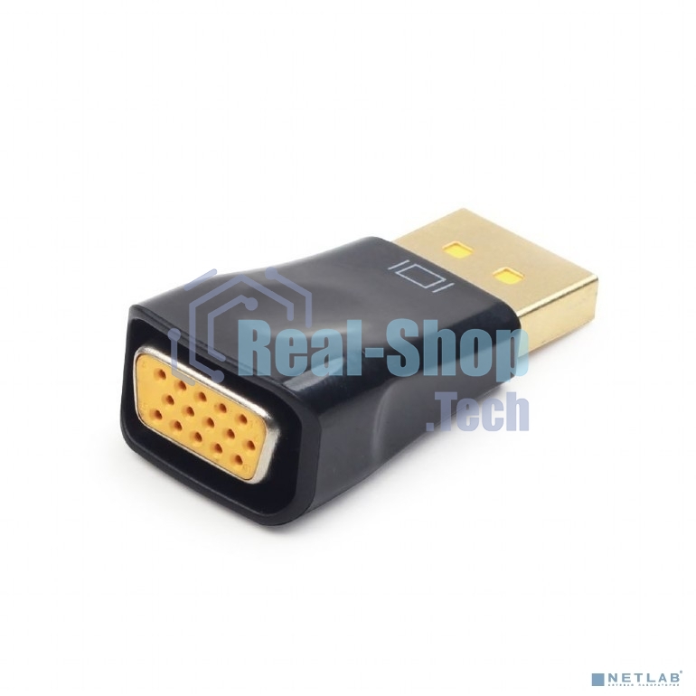Переходник DisplayPort - VGA Cablexpert A-DPM-VGAF-01, 20M/15F, пакет