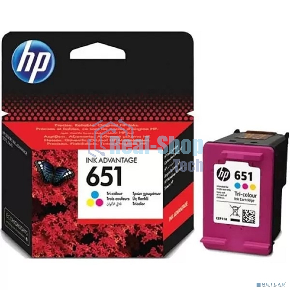 Картридж струйный HP 651 C2P10AE черный для HP DJ IA5575e (600 стр.)