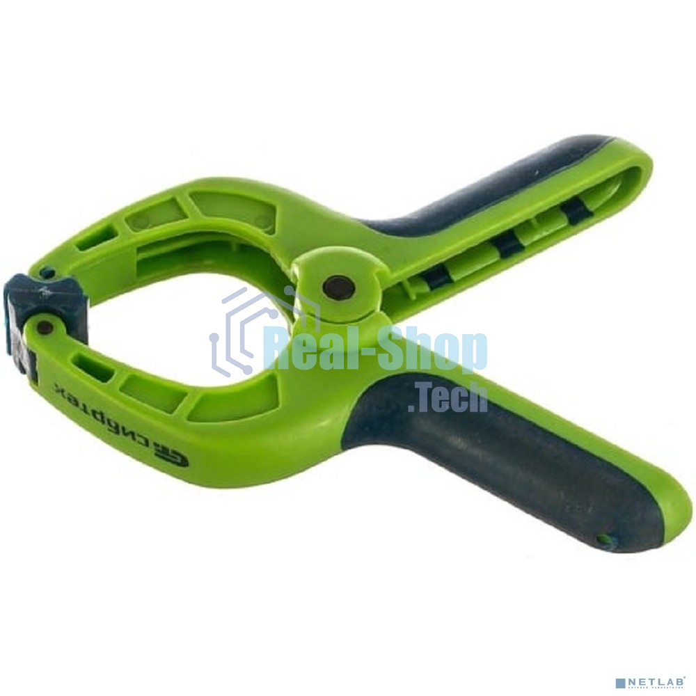 Струбцина клещеобразная Сибртех, пл. корп., 2-х комп. рукоятки, усиленная пружина,1-1/4