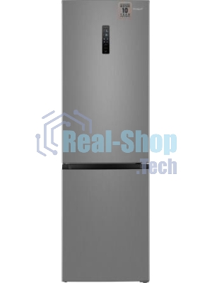 Холодильник Weissgauff WRK 2000 Total NoFrost Inverter нержавеющая сталь двухкамерный 240/95л морозилка снизу