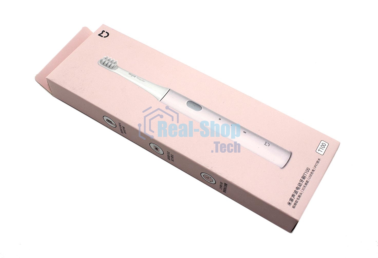 Зубная электрическая щетка Xiaomi Mijia Acoustic Wave Toothbrush T100 MES603, розовый