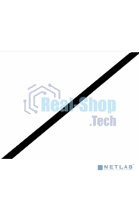 Трубка термоусадочная Rexant 2.5/1.25 1м черный