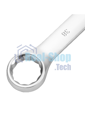 Ключ комбинированный Сибртех 38 мм, никелированный