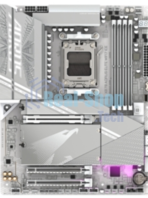 Материнская плата Gigabyte X870 AORUS ELITE WIFI7 ICE, AM5, AMD X870, 4xDDR5, 4xSATA, 4xM.2, 1xPCI-E 5.0 x16, 1xPCI-E 4.0 x4, 1xPCI-E 3.0 x2, 1xHDMI, 1x 2.5Gb LAN, 2xUSB-C 4.0, 2xUSB 3.2 Gen 2, 4xUSB 3.2 Gen 1, 4xUSB 2.0, 2x3.5 мм, 7.1, ATX