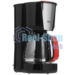 Кофеварка капельная BQ CM1008 черный/красный, исп. кофе - молотый, 1.25 л, 1000 Вт.