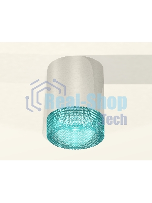 Светильник Ambrella Light XS6305011 PSL/BL серебро полированное/голубой MR16 GU5.3 (C6305, N6153)