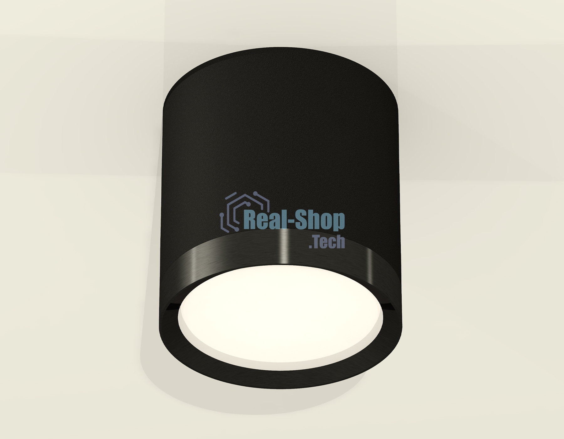 Светильник Ambrella Light XS8142002 SBK/PBK черный песок/черный полированный GX53 (C8142, N8113)