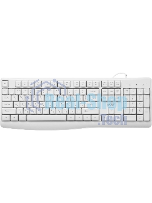 Клавиатура проводная Acer OKW301 (ZL.KBDCC.01B), USB, белый