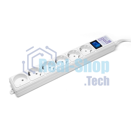 Сетевой фильтр Power Cube 1,9 м 6 розеток (белый) 16B/3,5 кВт