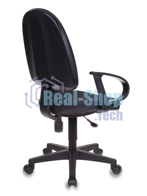 Кресло Бюрократ CH-300/BLACK черный, экокожа, 120 кг, механизм качания