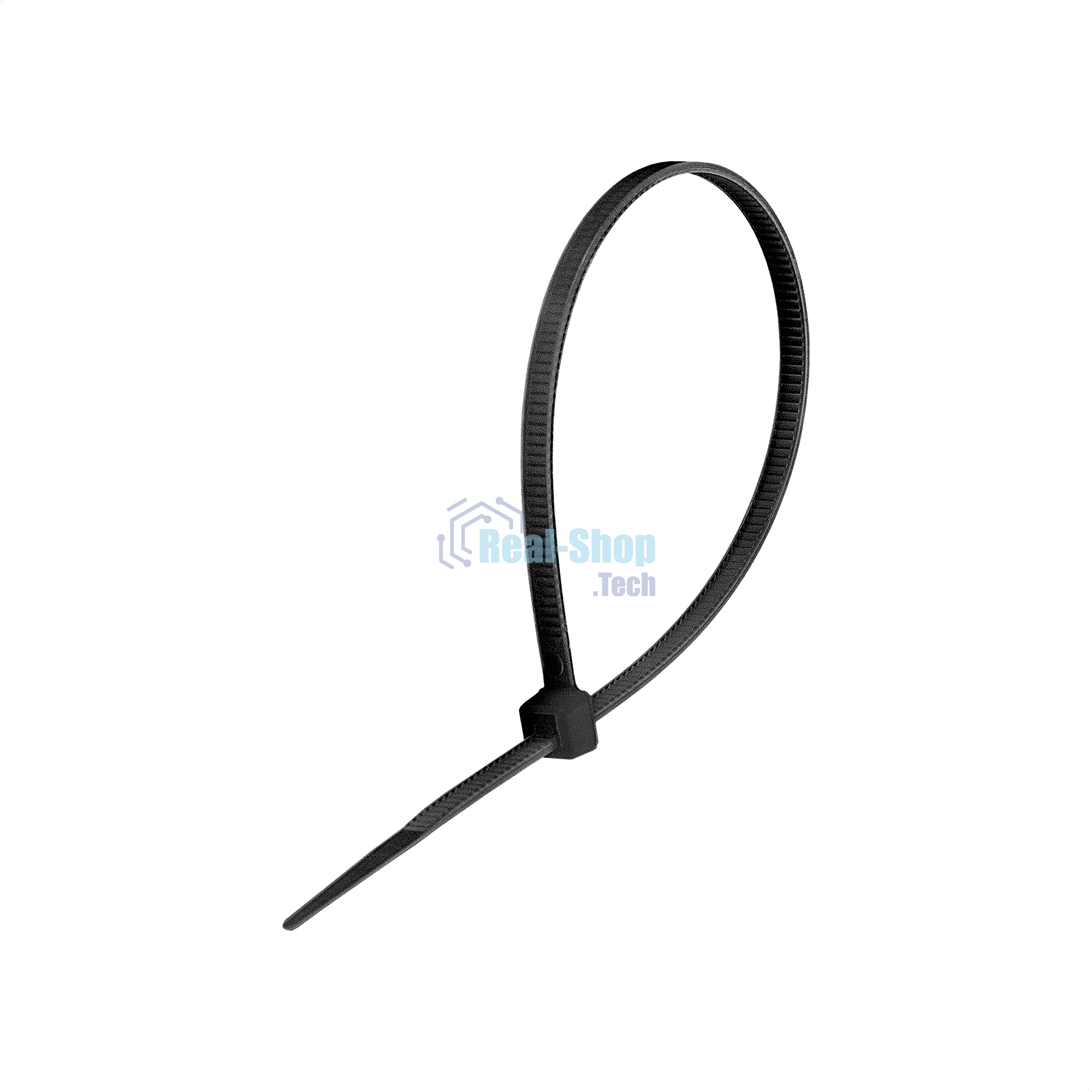 Стяжка (хомут) нейлоновая ExeGate CV66-120x2.5B (нейлон 6.6, 120x2.5 мм, неоткрывающаяся, halogen free, -40°C - +85°C, черная, 100 шт)