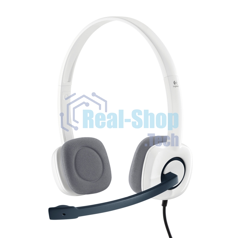 Гарнитура проводная с микрофоном Logitech H150 белый накладные оголовье (981-000350)