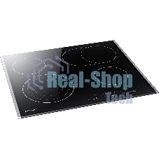 Встраиваемая электрическая панель Samsung NZ64T3536DK/WT 59 x 50.5 x 5.2 см., электронное управление, 15 степеней мощности, автоматическое отключение, защита от детей, блокировка управления, дисплей, 4 конфорки, 2 с зоной расширения, рамка из нержавеющей 