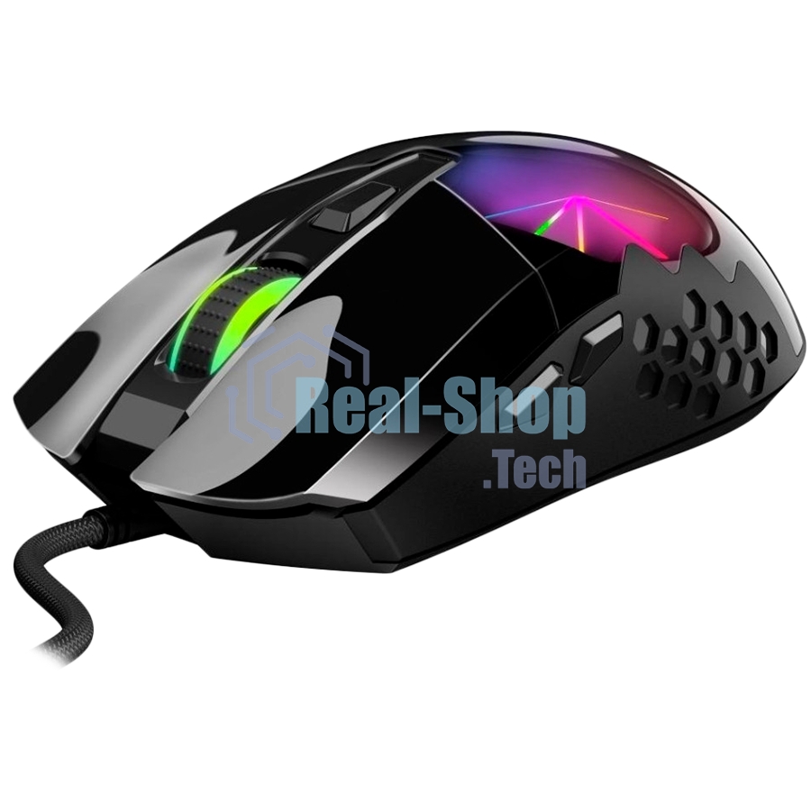 Мышь проводная Genius Scorpion M715 черный, 7200 dpi, USB, кнопки - 6