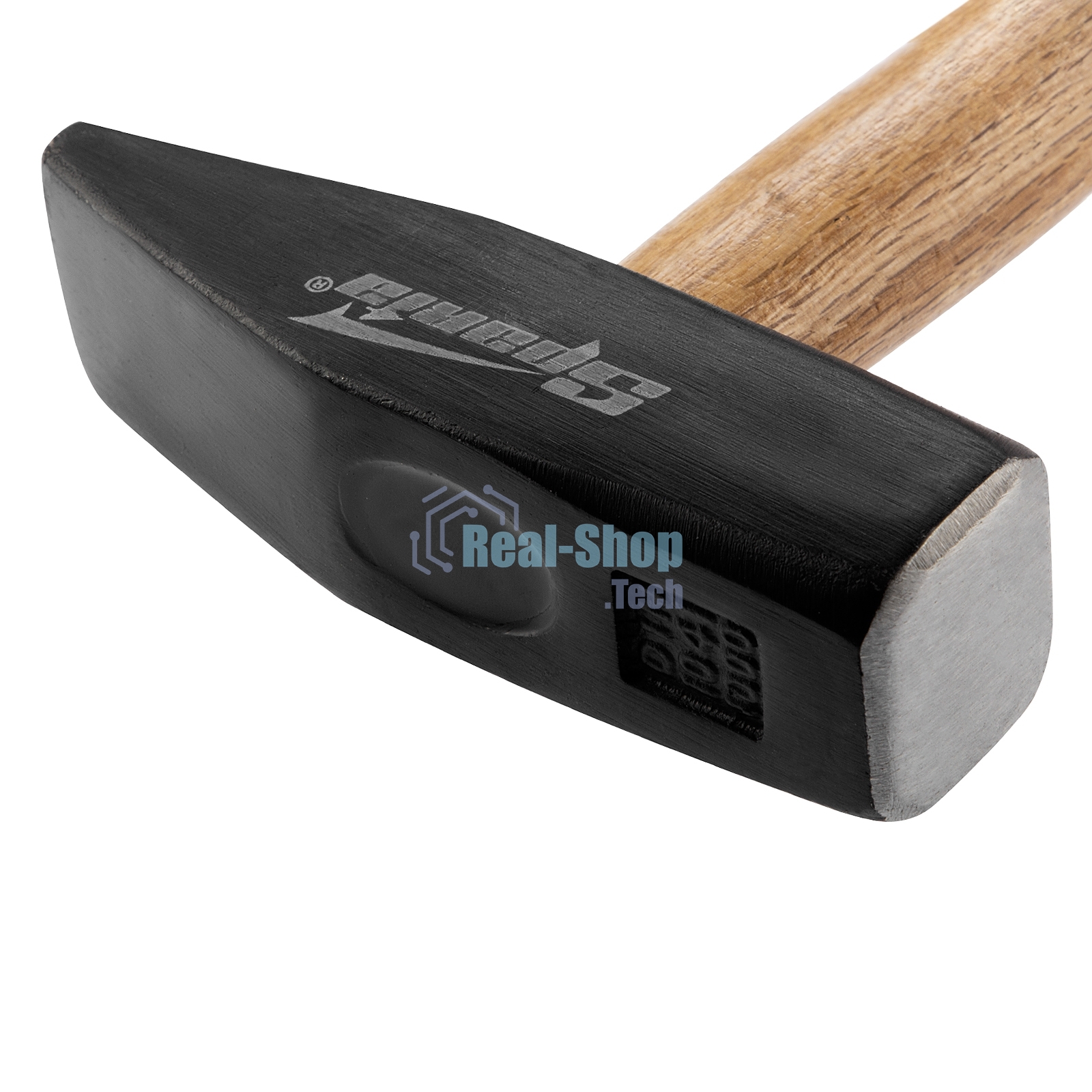 Молоток Sparta слесарный, 1000 г, квадратный боек, деревянная рукоятка