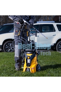 Моечная машина высокого давления Denzel R-210iD, 2600 Вт, 210 бар, 8,0 л/мин, асинх. двиг., бараб.
