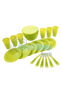 Набор для пикника на 6 персон, 20 предметов, контейнер 9 л в комплекте, Camping Palisad