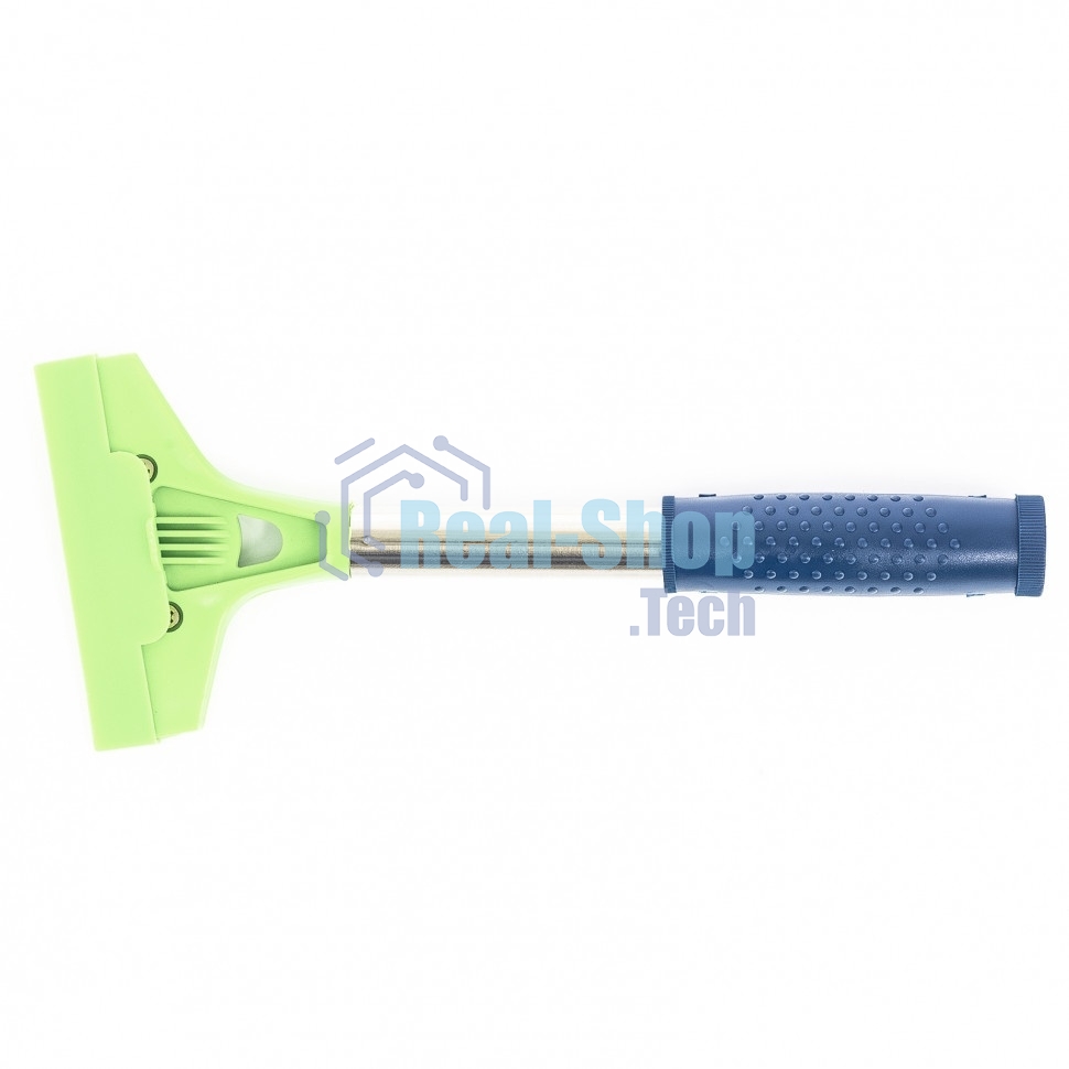 Скребок, фиксированное лезвие 100мм, металлич. обрезиненная ручка, 250мм